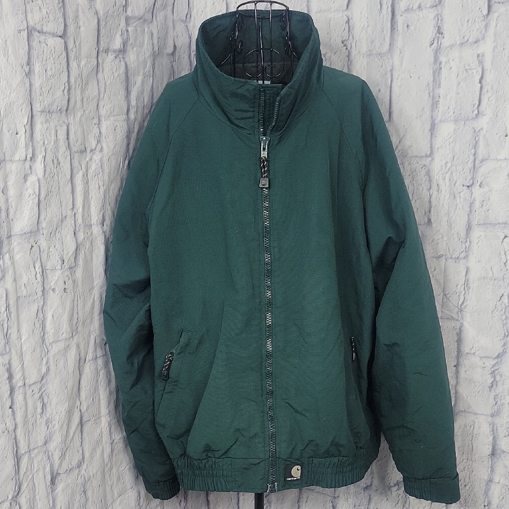 Carhartt Green Insulated‎ Heavy Duty Jacket Chest 56" Length 29"